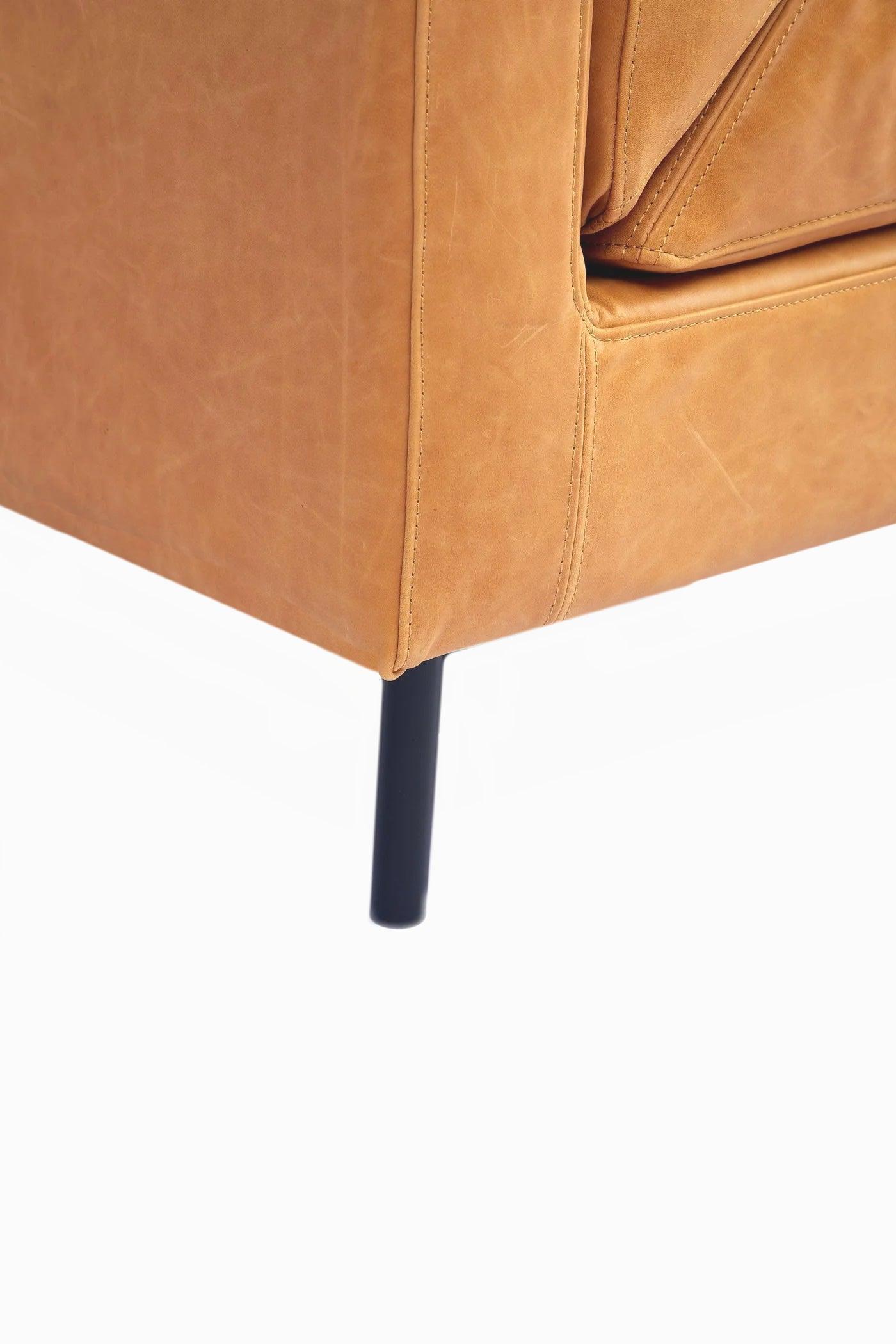 180cm Mette Leather Sofa - Ready To Deliver - Image 3