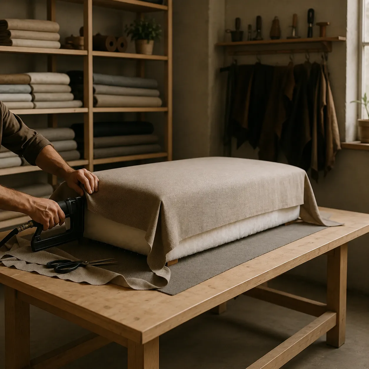 Add Footstool Ottoman