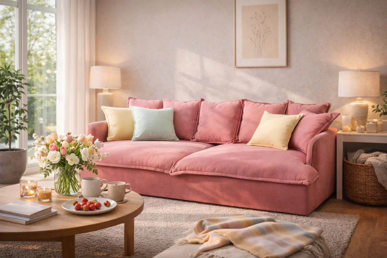 Adele Washable Loose Cover Sofa | Linen, Cotton & Velvet - Image 6