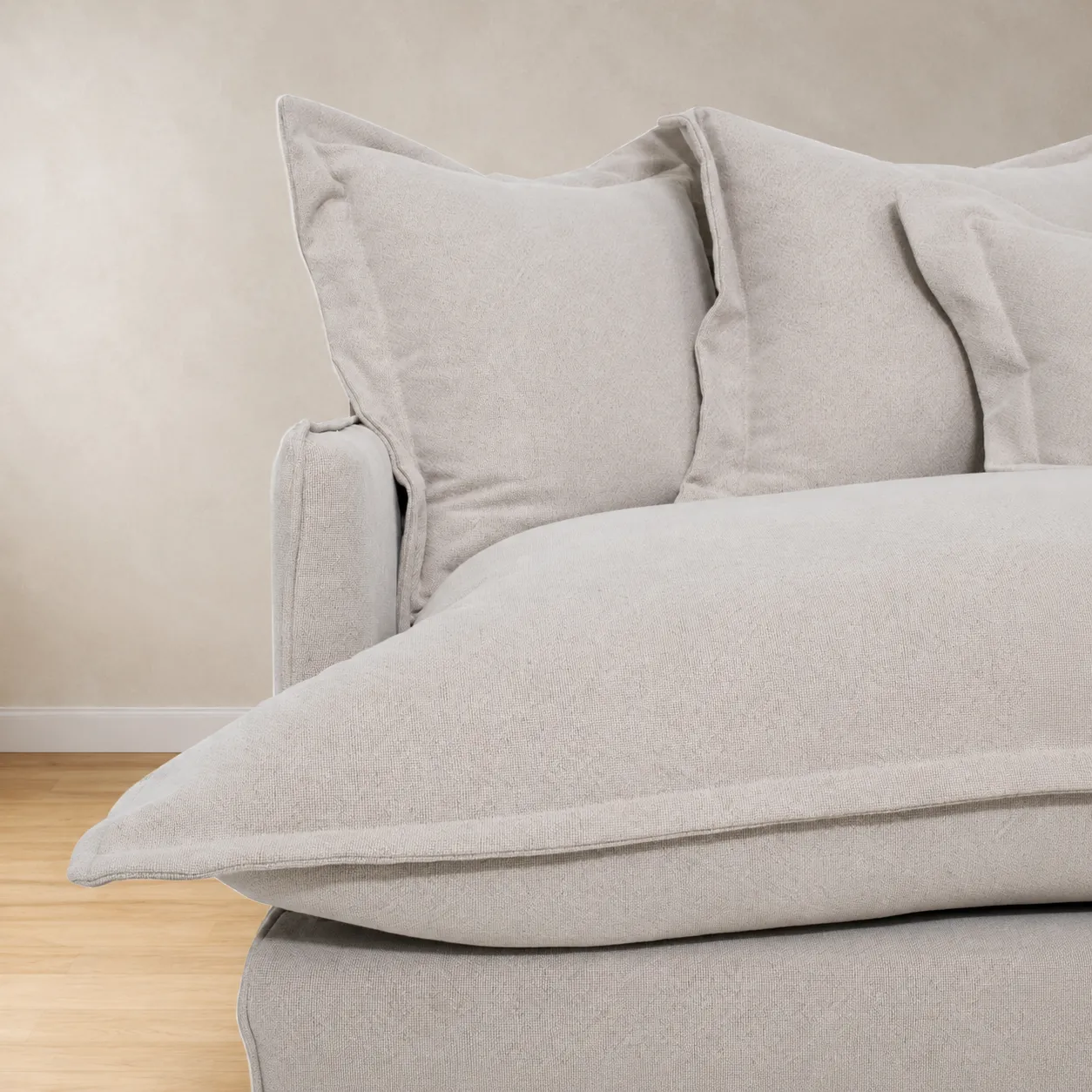 Adele Washable Linen Loose Cover Sofa Bed | Double & King Size - Image 4