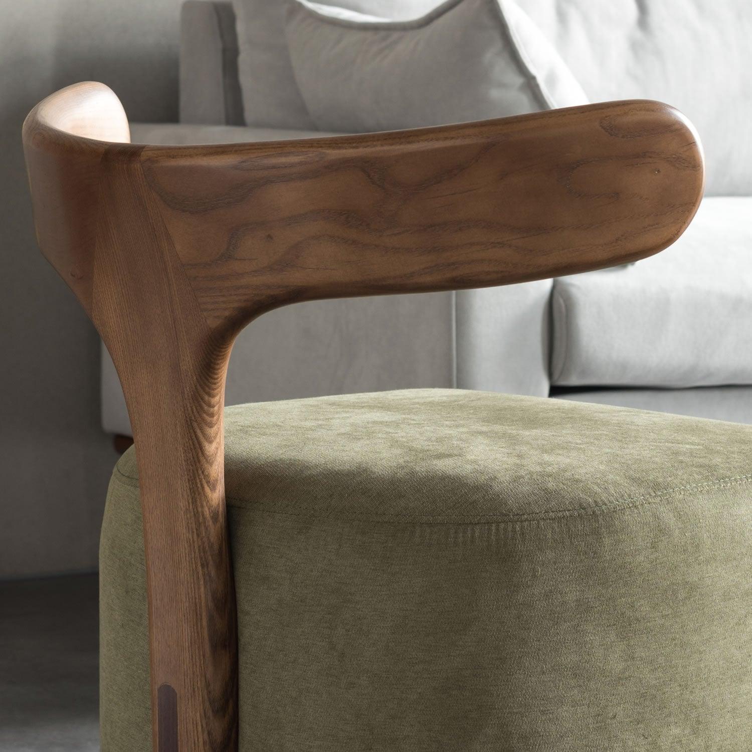 Alpha Ash Wood Dining Chair - Image 8