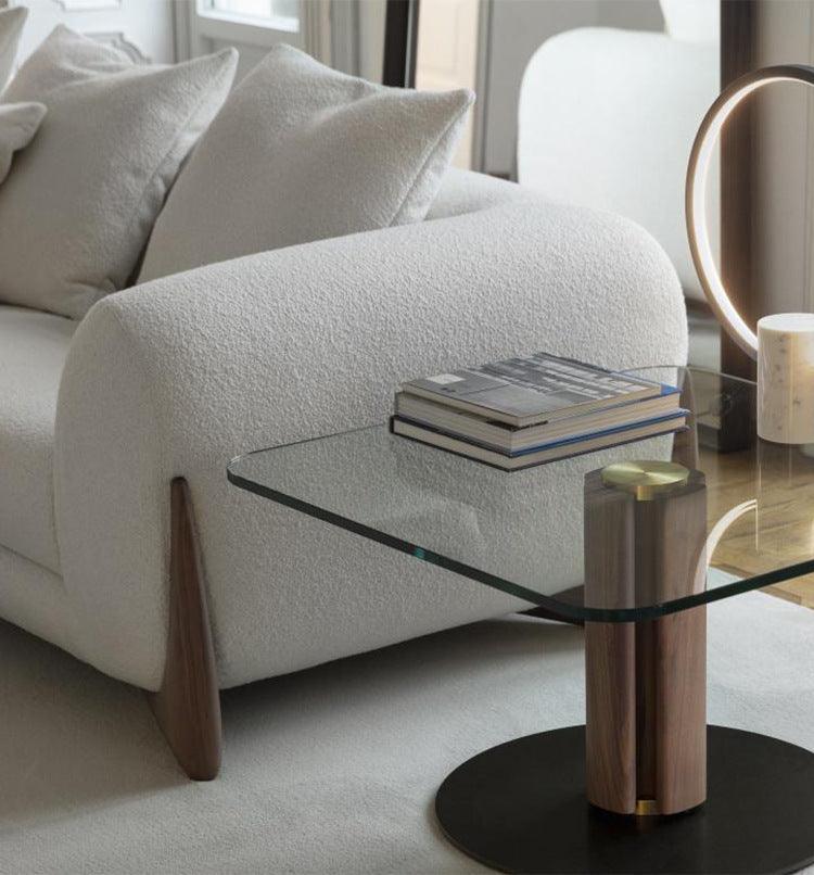 Amalia Low Back Sofa | Contemporary Rounded Arm Sofa - Image 10