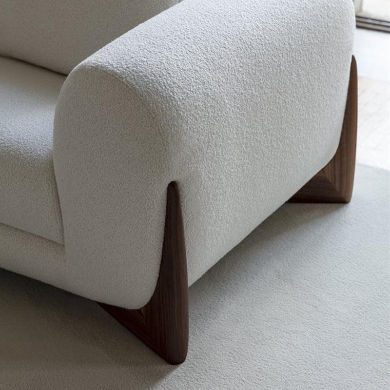 Amalia Low Back Sofa | Contemporary Rounded Arm Sofa - Image 3