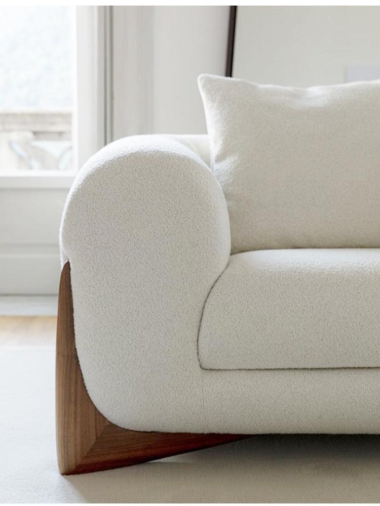 Amalia Low Back Sofa | Contemporary Rounded Arm Sofa - Image 4