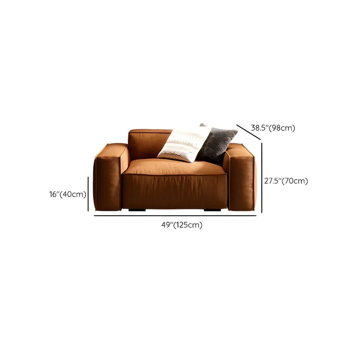Anneli Leather Armchair - Image 3