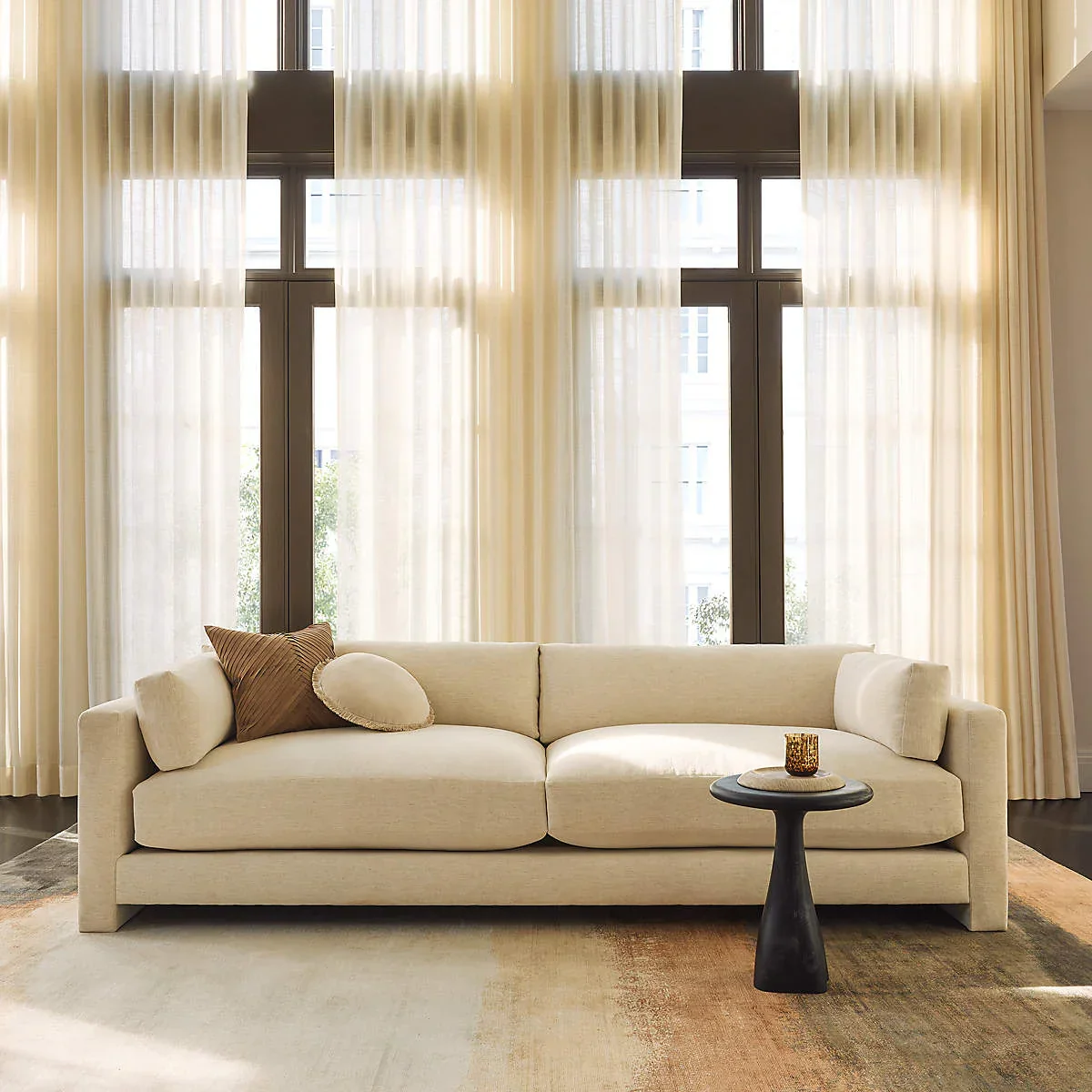 Anouk European Style Sofa | Slim Frame Modern Sofa - Image 2