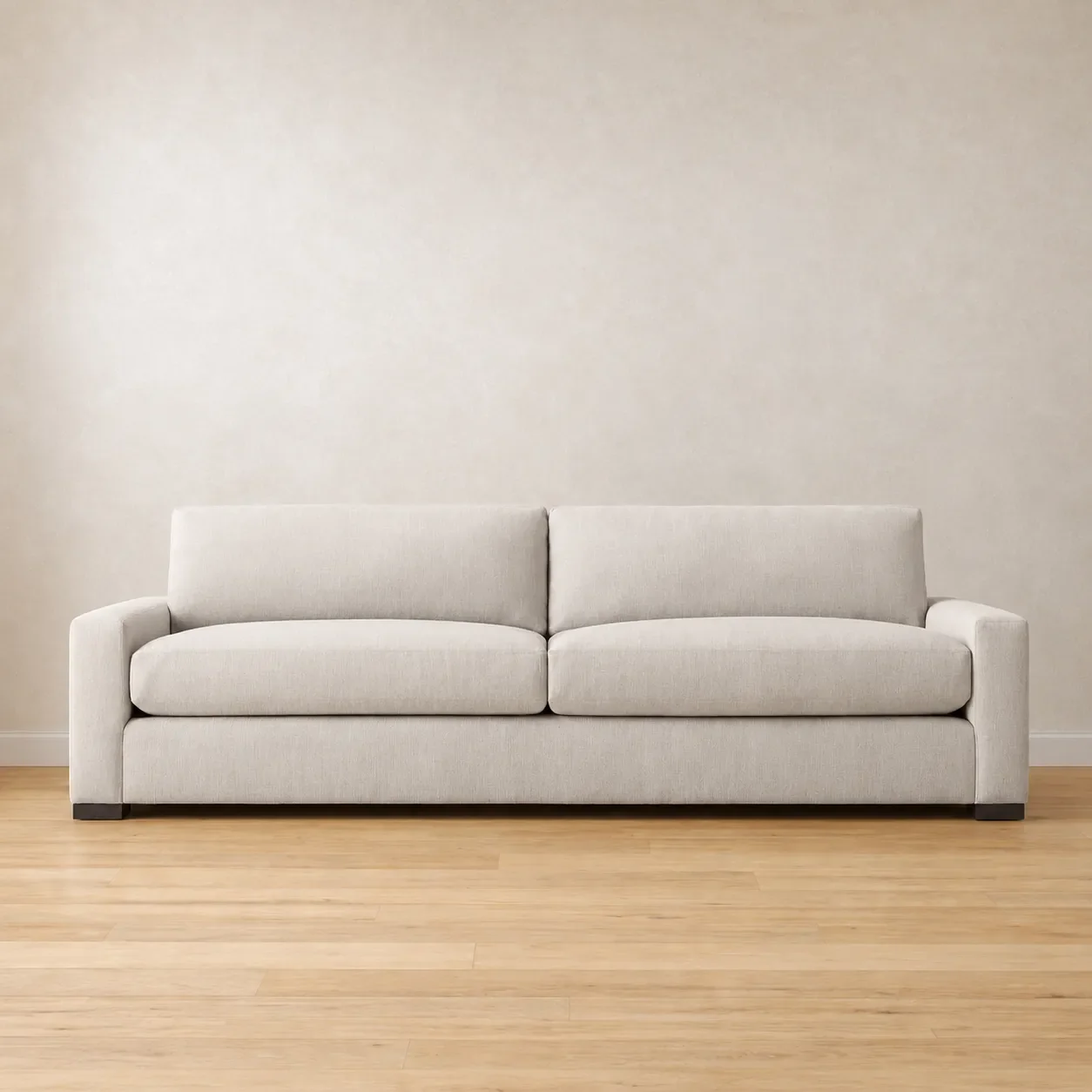 Audrick Deep Seat Sofa | Modern Wide Arm Sofa