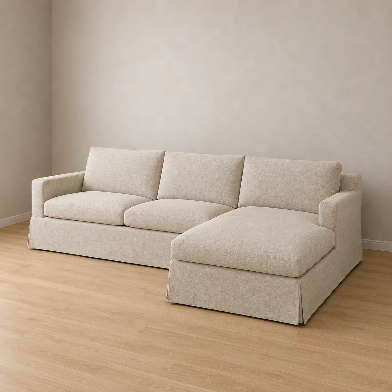 Bosa Washable Loose Cover Chaise Sofa | Linen, Cotton & Velvet - Image 3