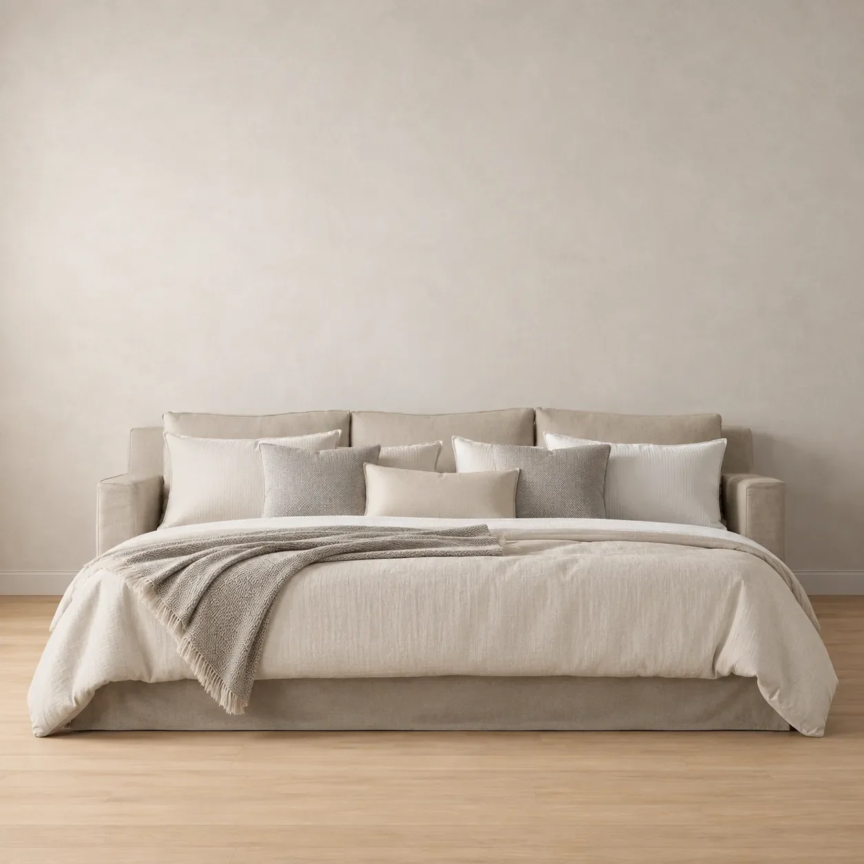 Bosa Washable Linen Loose Cover Sofa Bed | Double & King Size