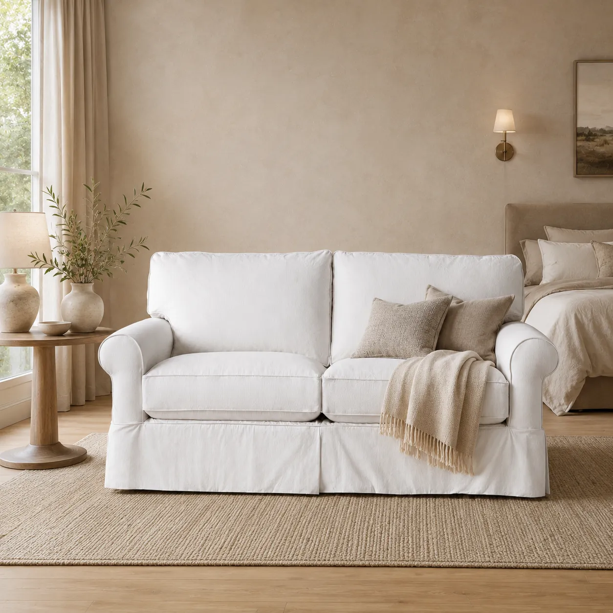 Branson Loose Washable Cover Sofa Bed - Kingsize and Double - Image 3