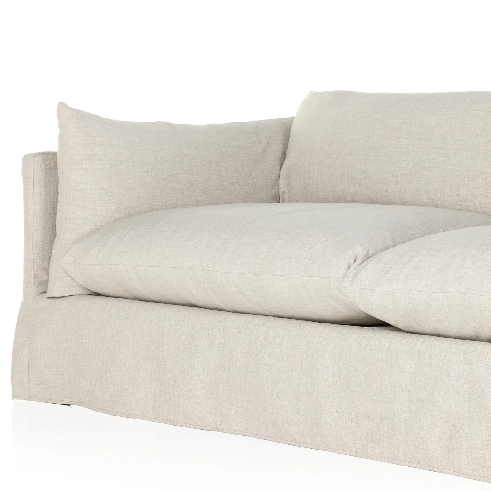 Burgess Washable Loose Cover Sofa | Linen, Cotton & Velvet - Image 4