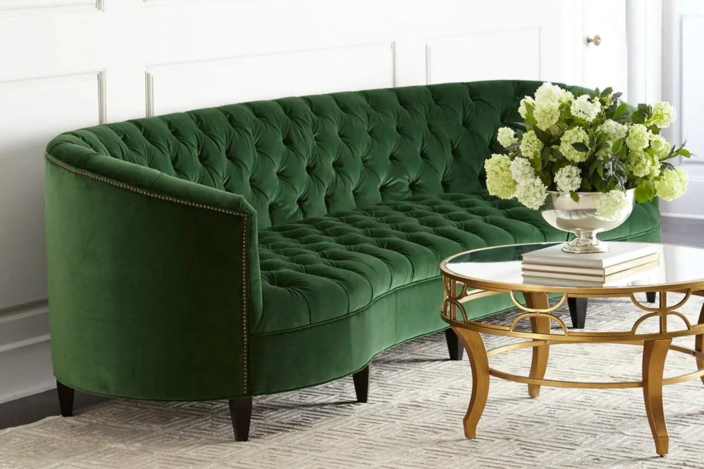 Cavendish Curved Chesterfield Sofa | Bespoke Upholstered Sofa - Image 4