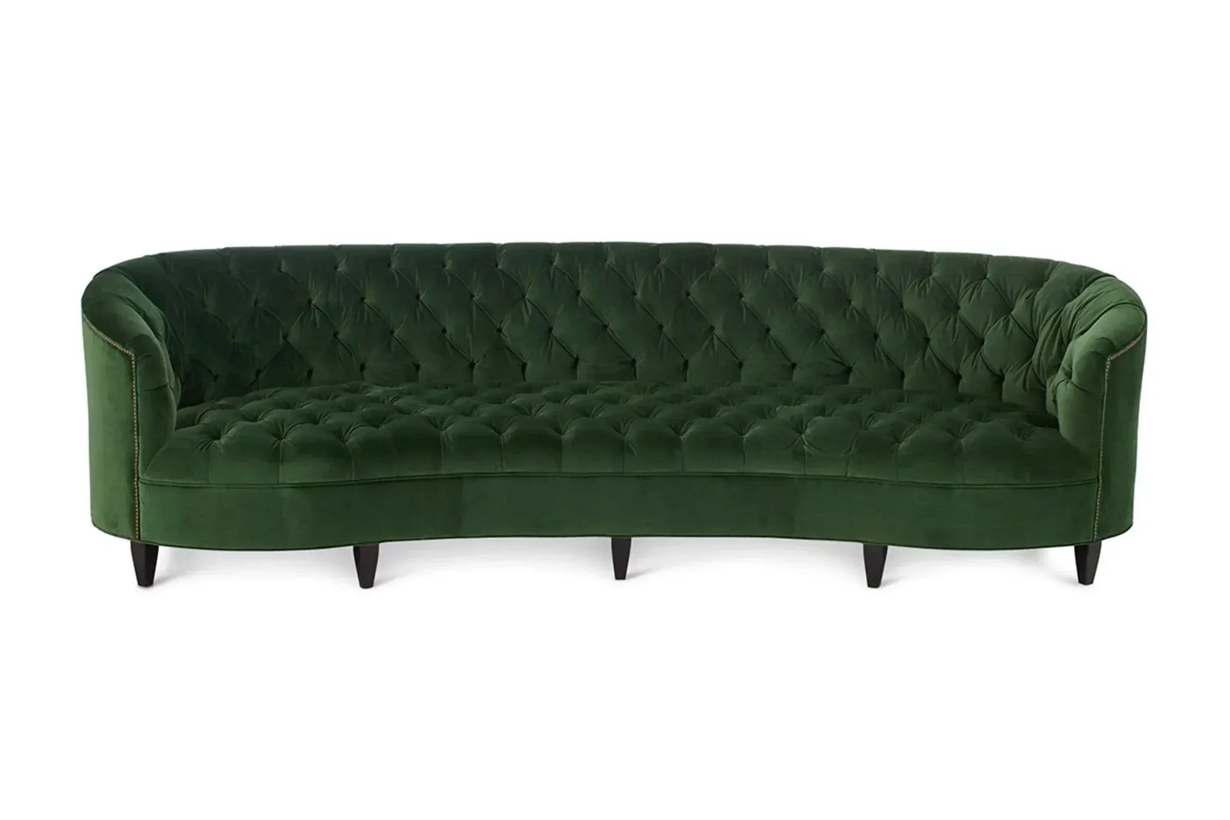 Cavendish Curved Chesterfield Sofa | Bespoke Upholstered Sofa - Image 5