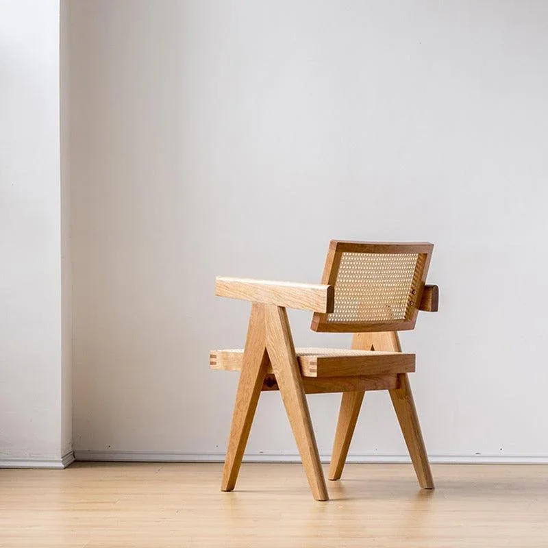 Chandy Cherry Wood Dining Chair - Image 4
