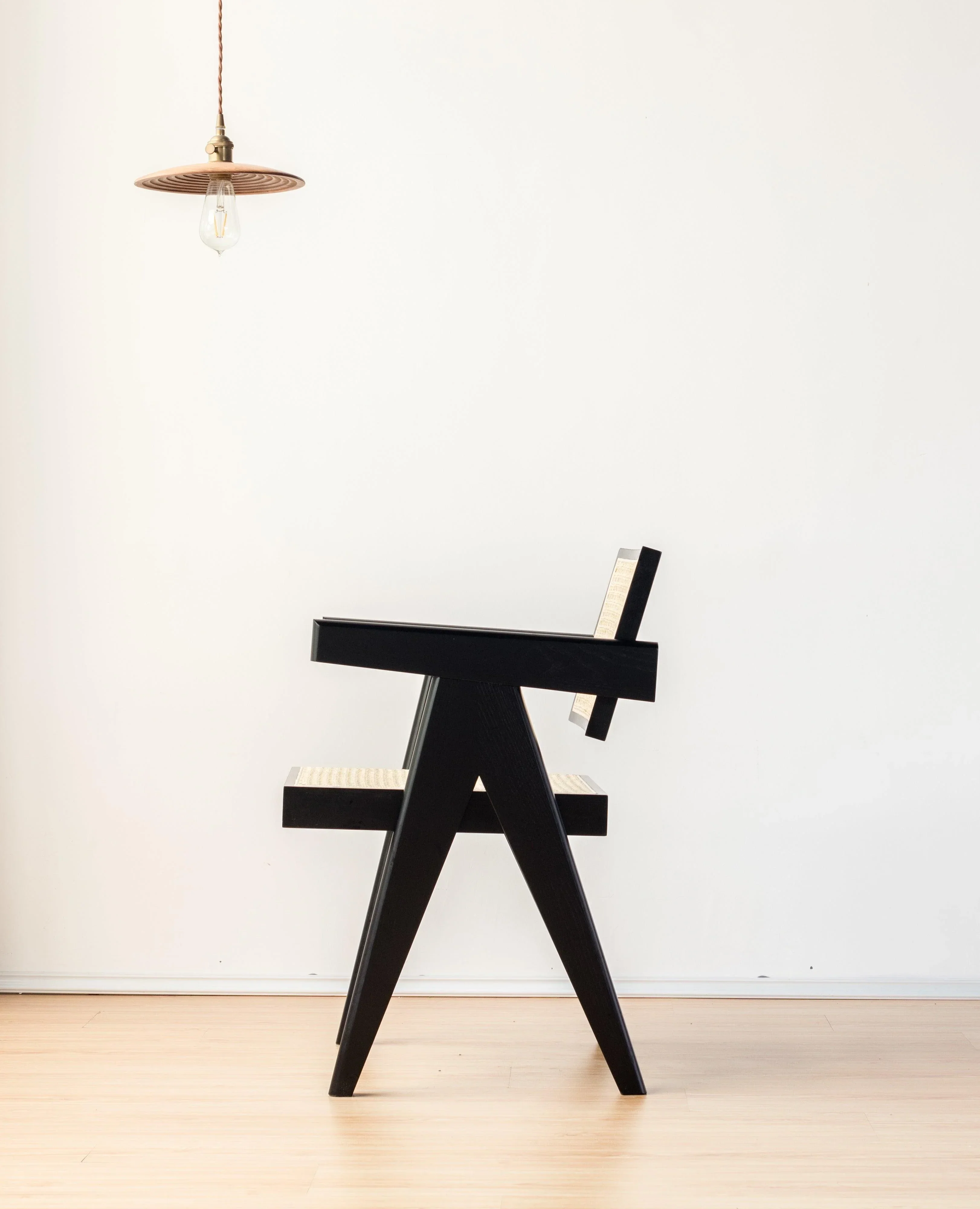 Chandy Cherry Wood Dining Chair - Image 9