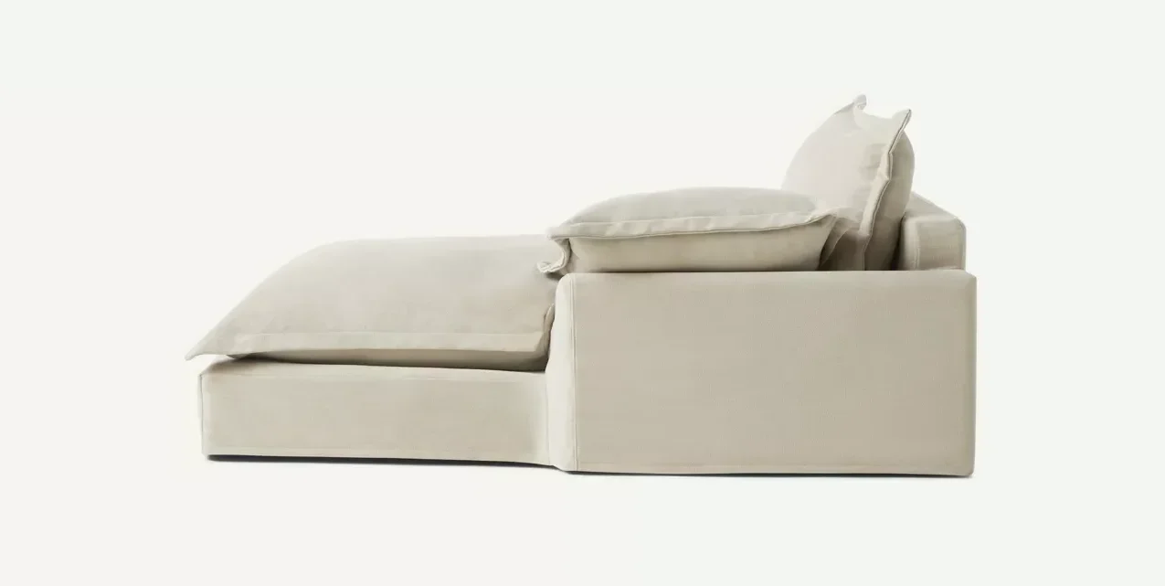 Chiara Sectional Loose Washable Cover Sofa With Chaise - Right Facing - Image 5