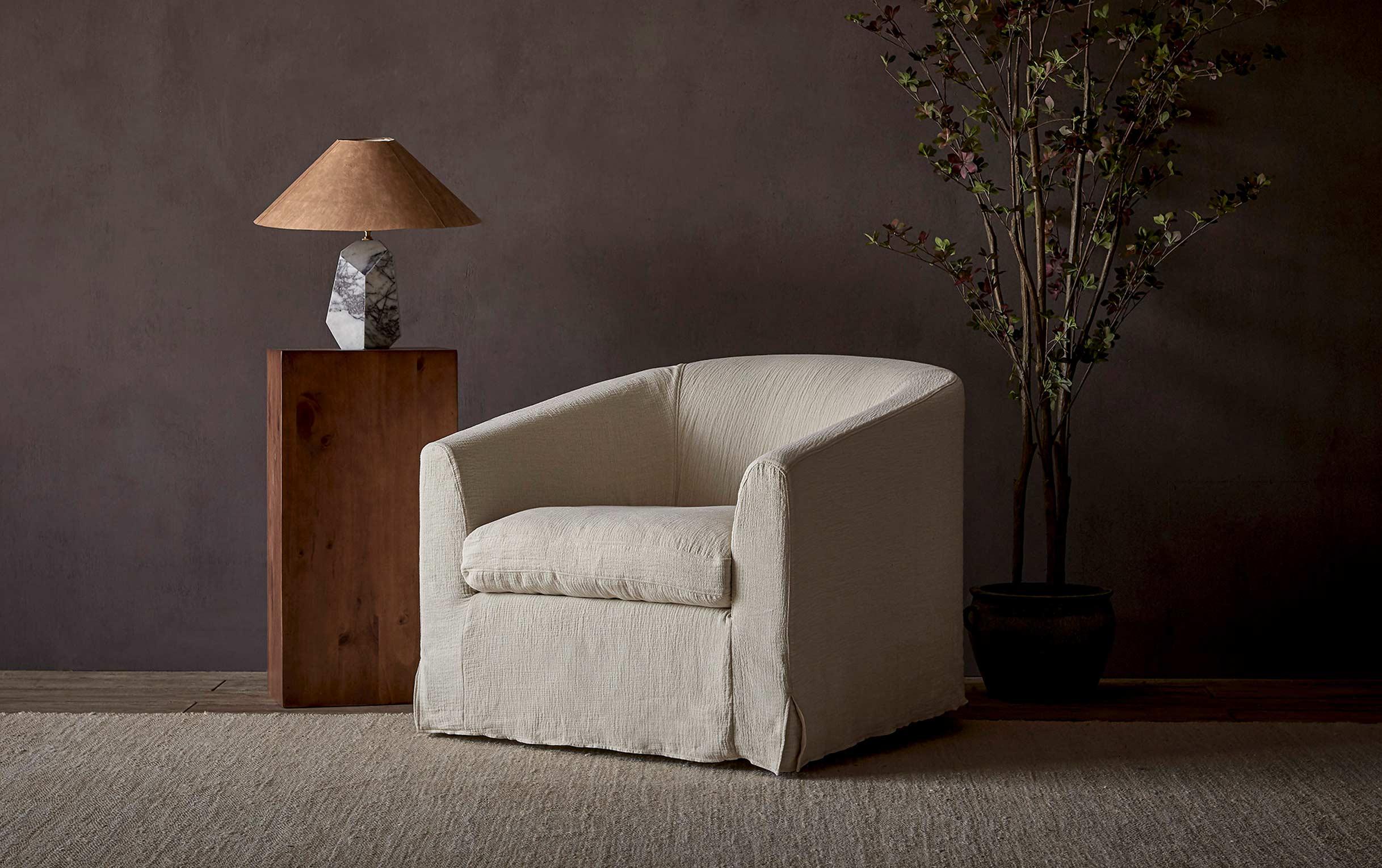 Couture Loose Cover Armchair - Image 4