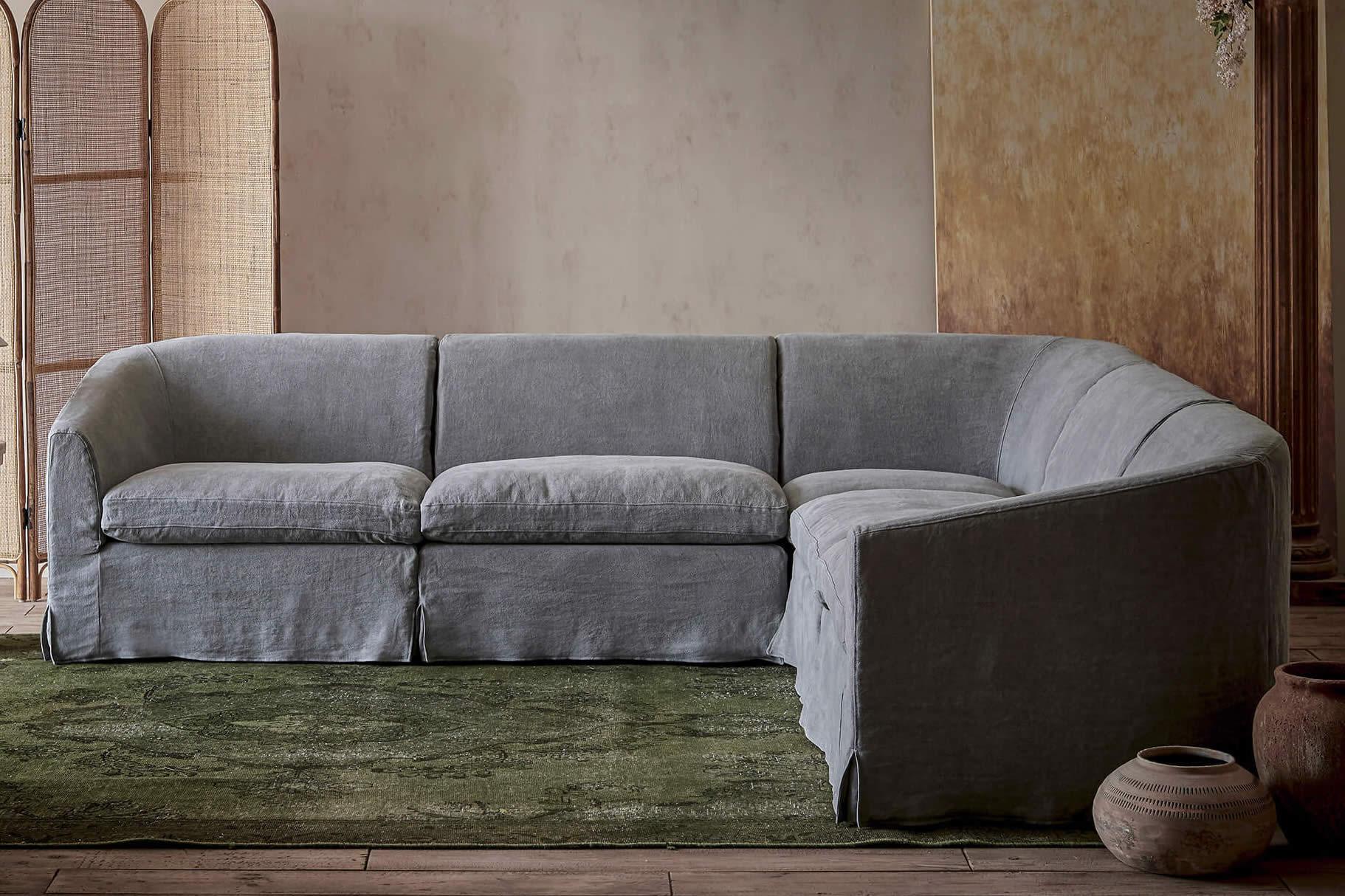 Couture Loose Washable Cover Modular Large Corner Sofa - Image 2