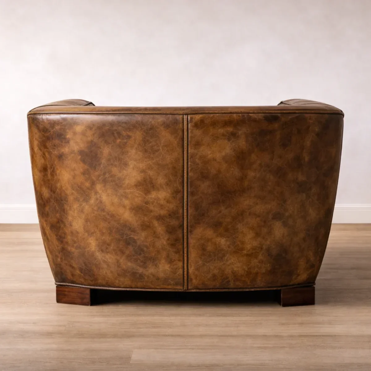 Deco Vintage Leather Sofa - Image 10