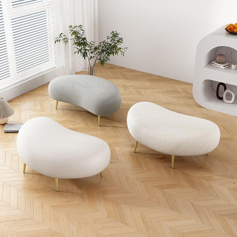 Gianna Modern Curved Ottoman - Image 6