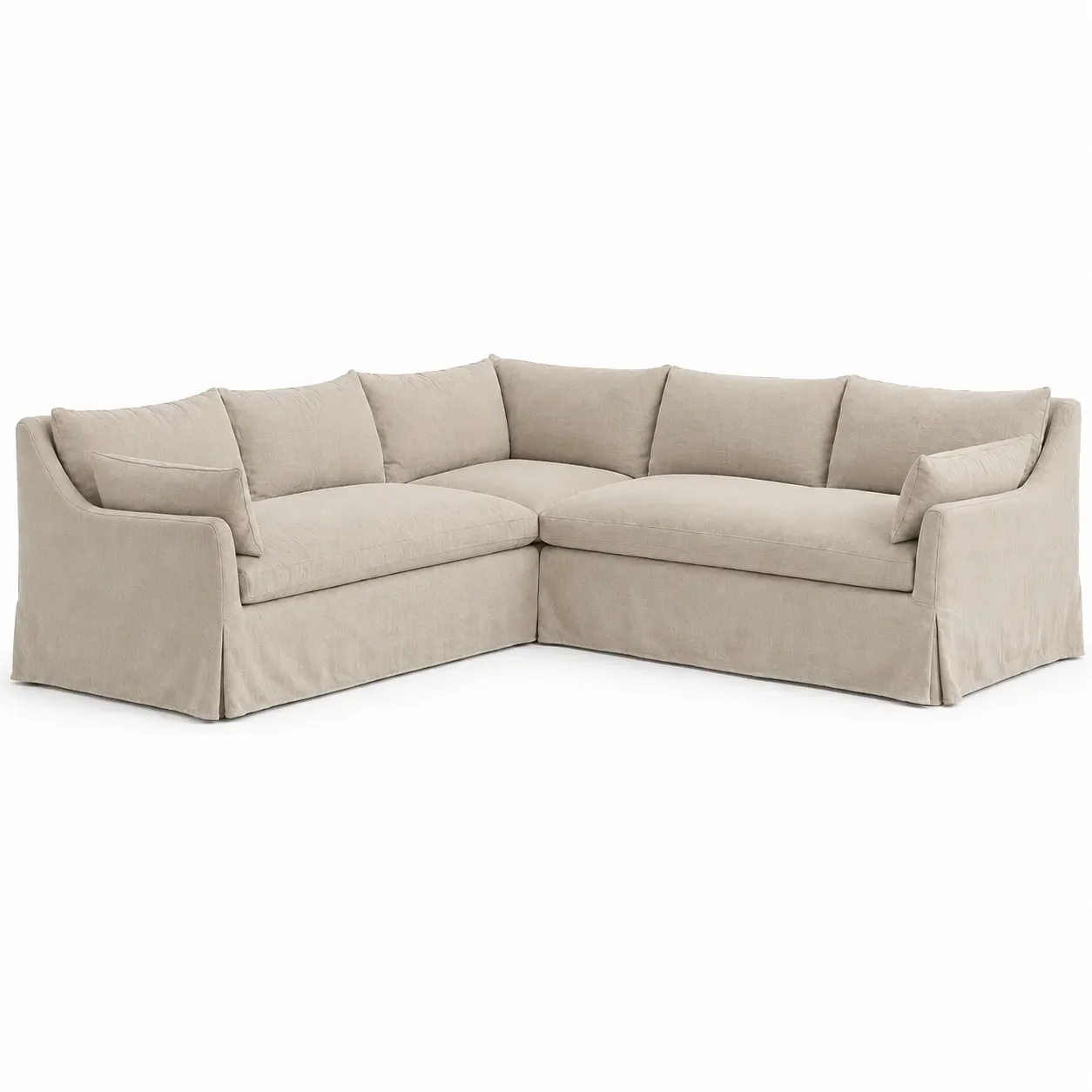 Lilly Loose Washable Cover Corner Sofa - Image 3