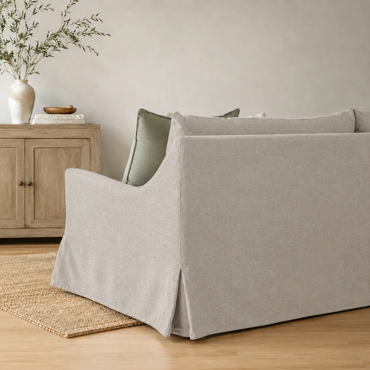 Lilly Loose Washable Cover Corner Sofa - Image 6