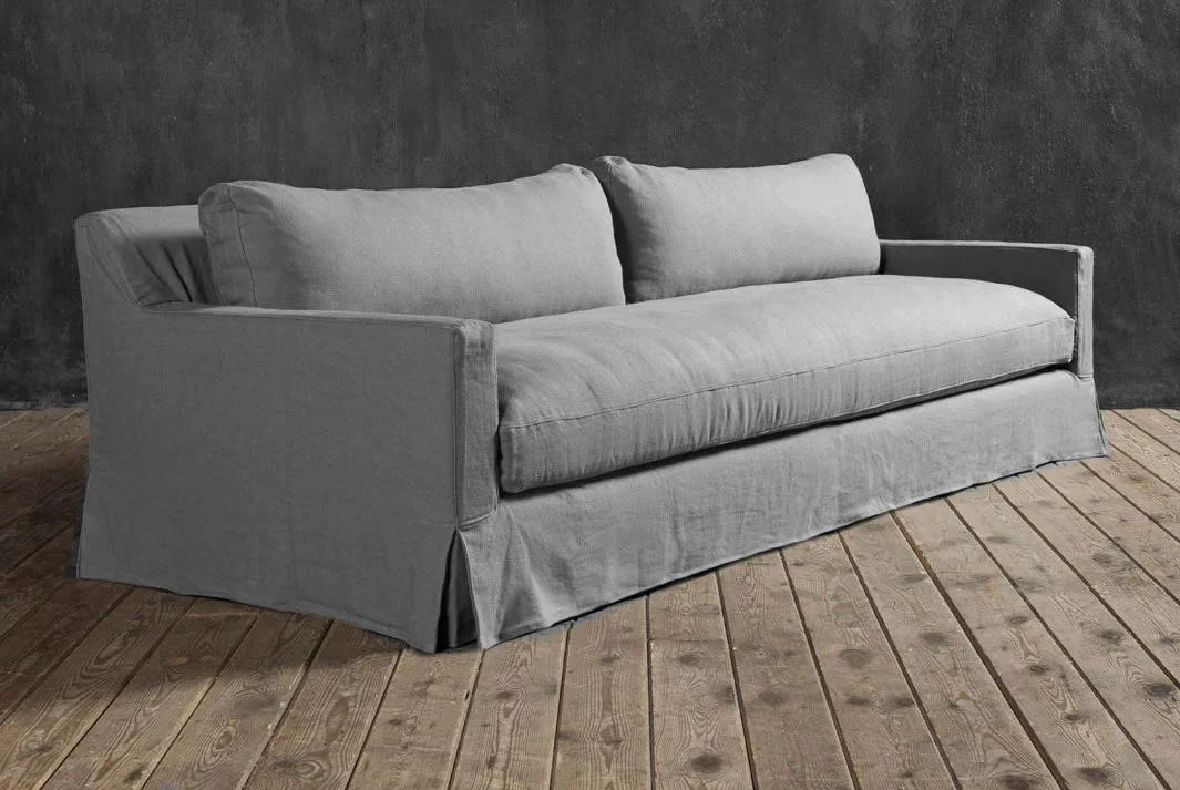 Massimo Removable Washable Loose Cover Linen Sofa - Image 14