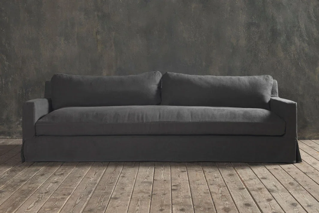 Massimo Removable Washable Loose Cover Linen Sofa - Image 16