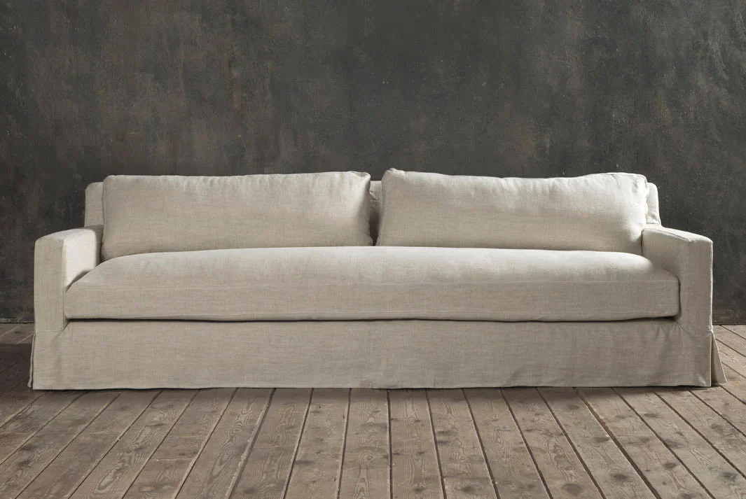 Massimo Removable Washable Loose Cover Linen Sofa - Image 4