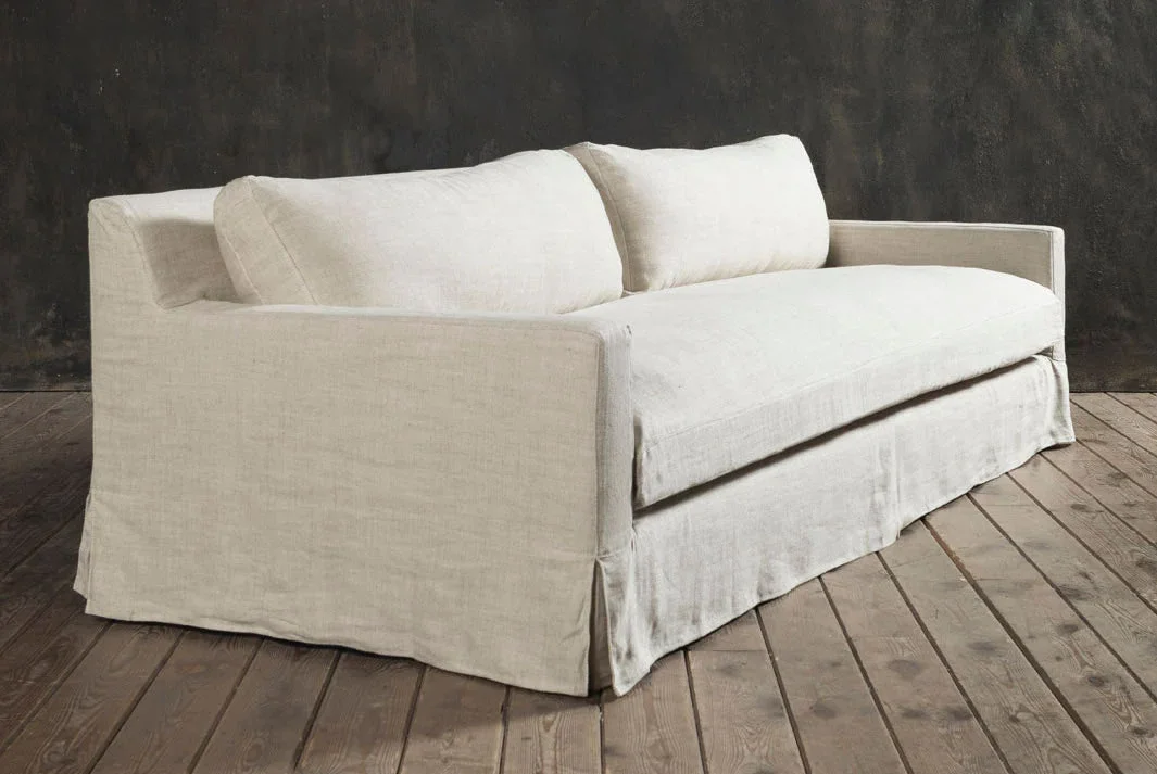 Massimo Removable Washable Loose Cover Linen Sofa - Image 5