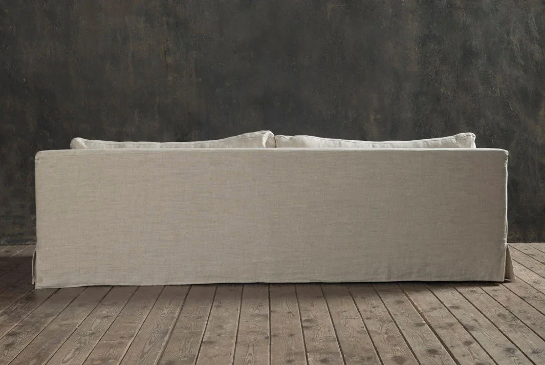 Massimo Removable Washable Loose Cover Linen Sofa - Image 8