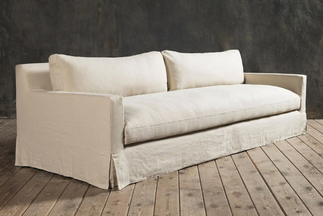 Massimo Removable Washable Loose Cover Linen Sofa - Image 9