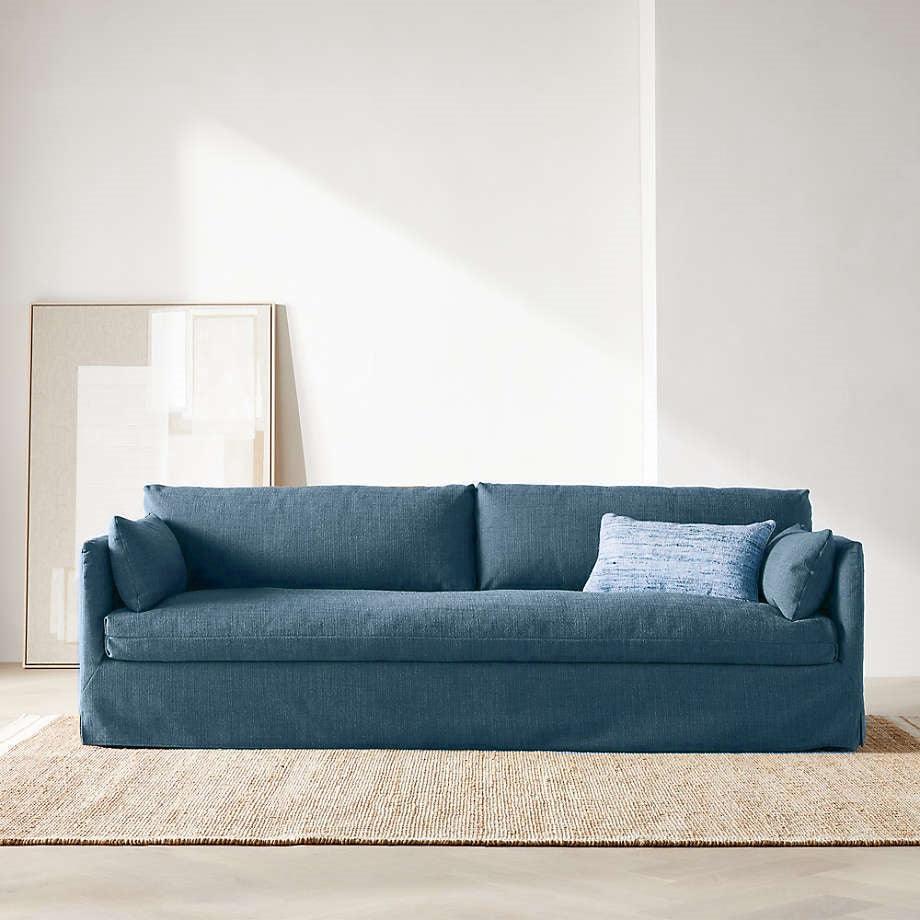 Michelle Loose Washable Cover Linen Sofa Bed - Kingsize and Double - Image 6