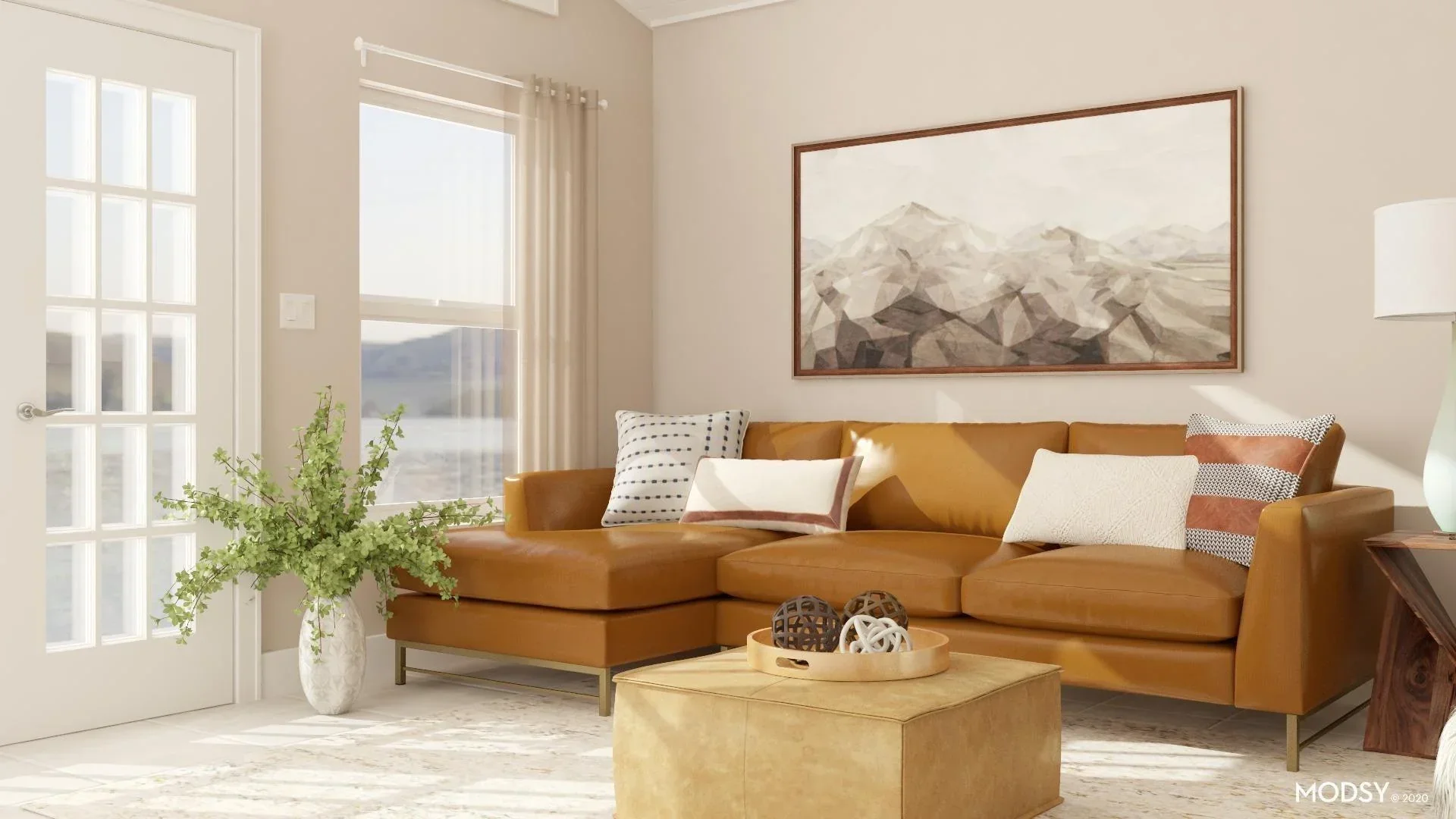 Mila Modern Chaise Sofa - Image 7