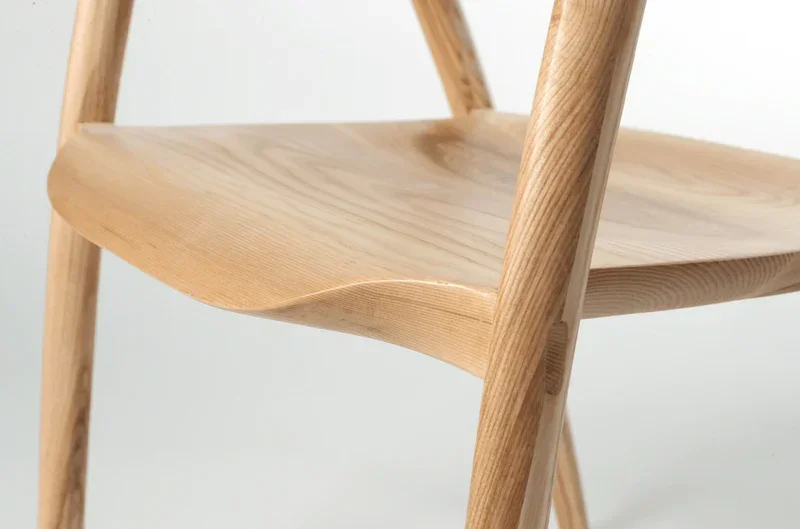 Pisa Ash Wood Dining Chair - Image 10