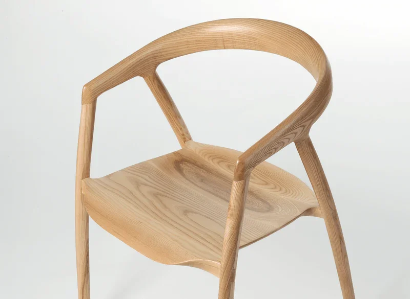 Pisa Ash Wood Dining Chair - Image 11