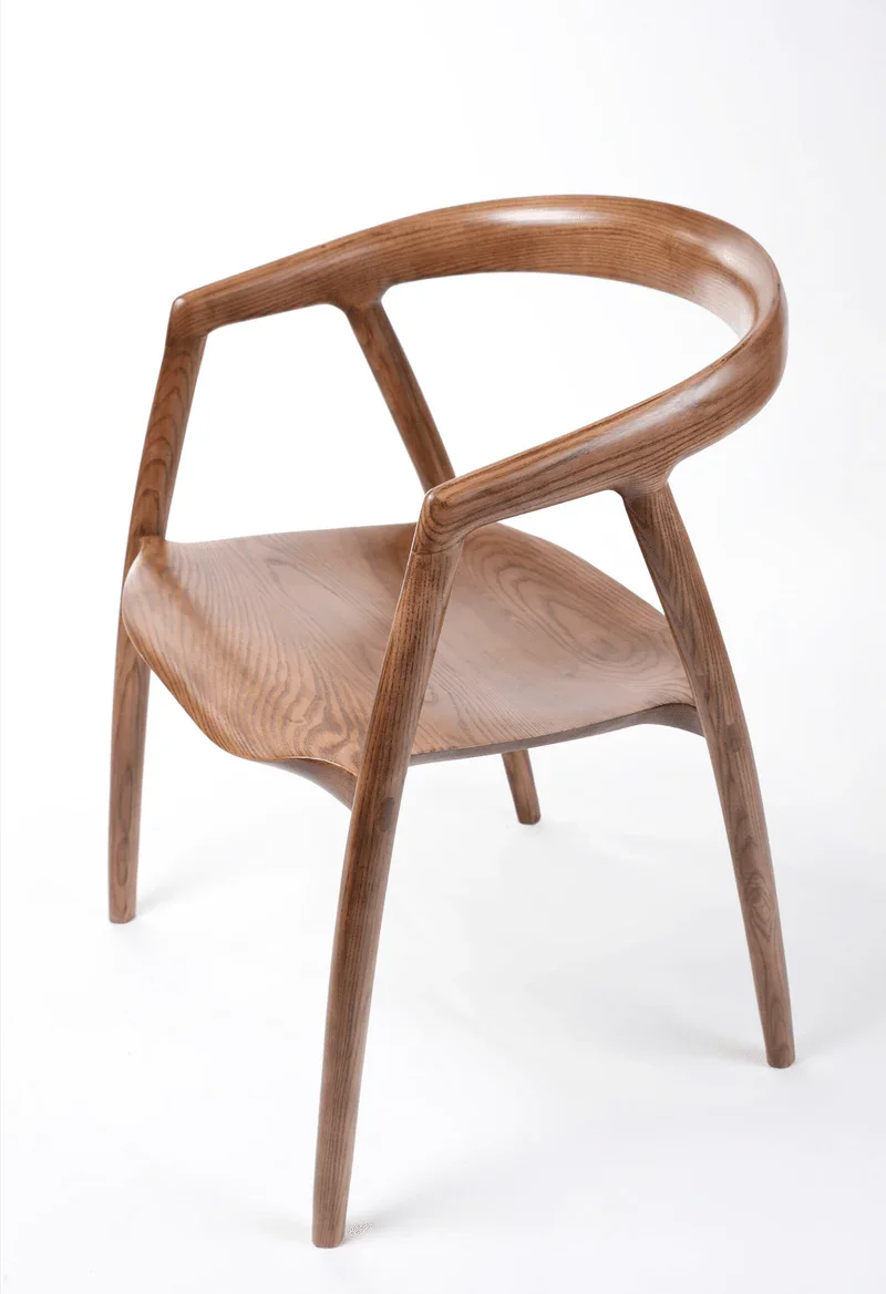 Pisa Ash Wood Dining Chair - Image 16
