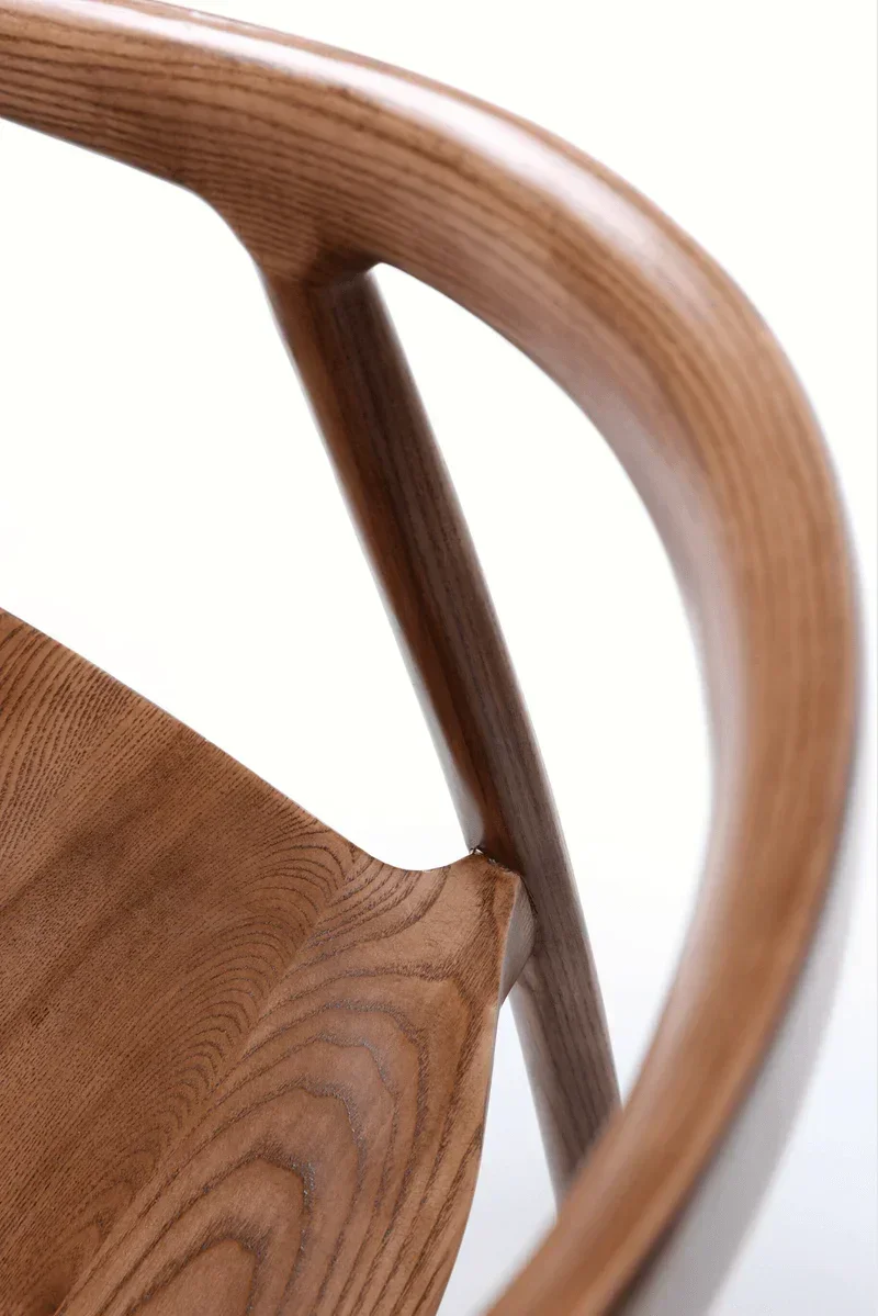 Pisa Ash Wood Dining Chair - Image 4