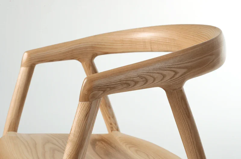 Pisa Ash Wood Dining Chair - Image 6