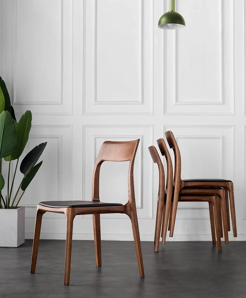 Portofino Ash Wood Dining Chair - Image 4