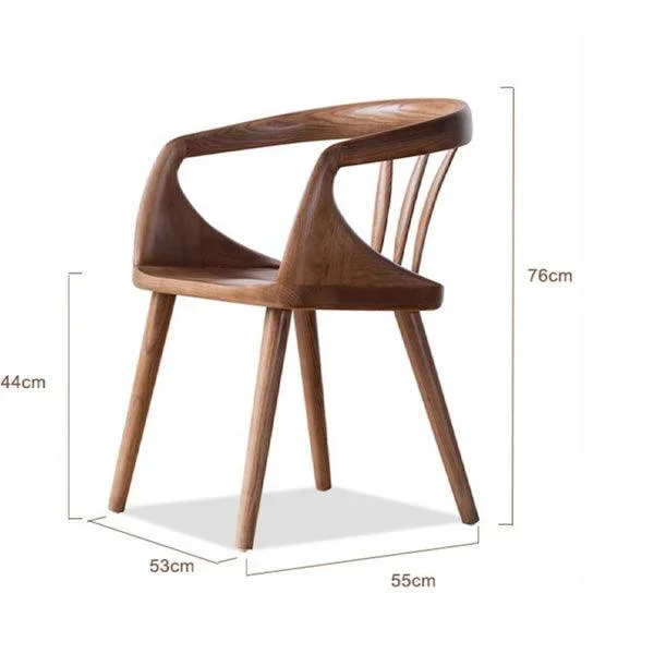 Ravello Ash Wood Dining Chair - Image 6