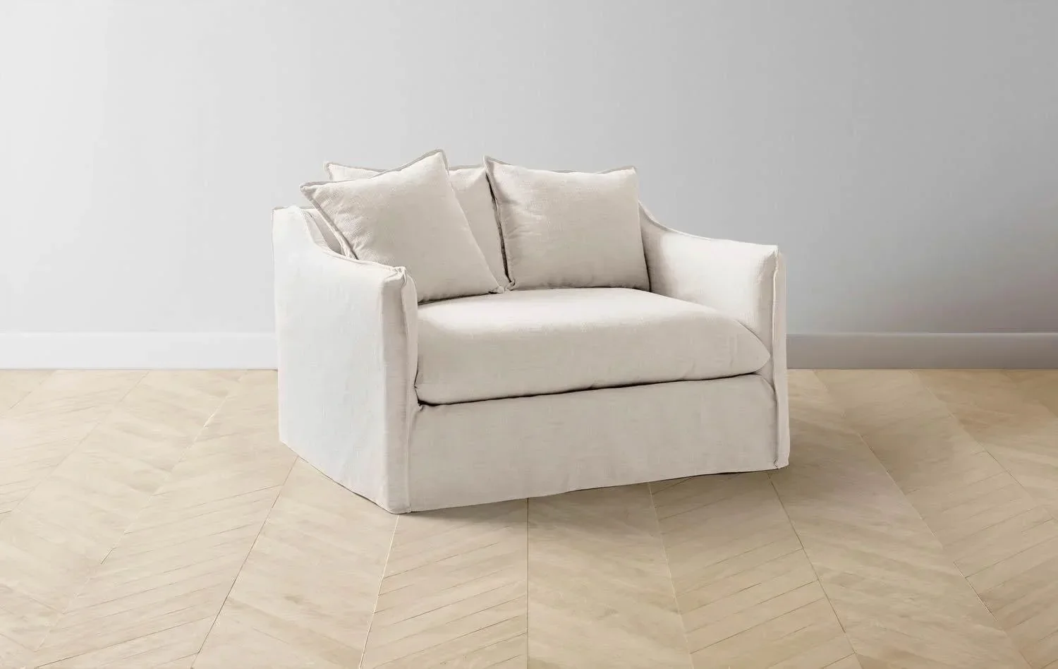 Sammy Loose Cover Love Seat - Image 3