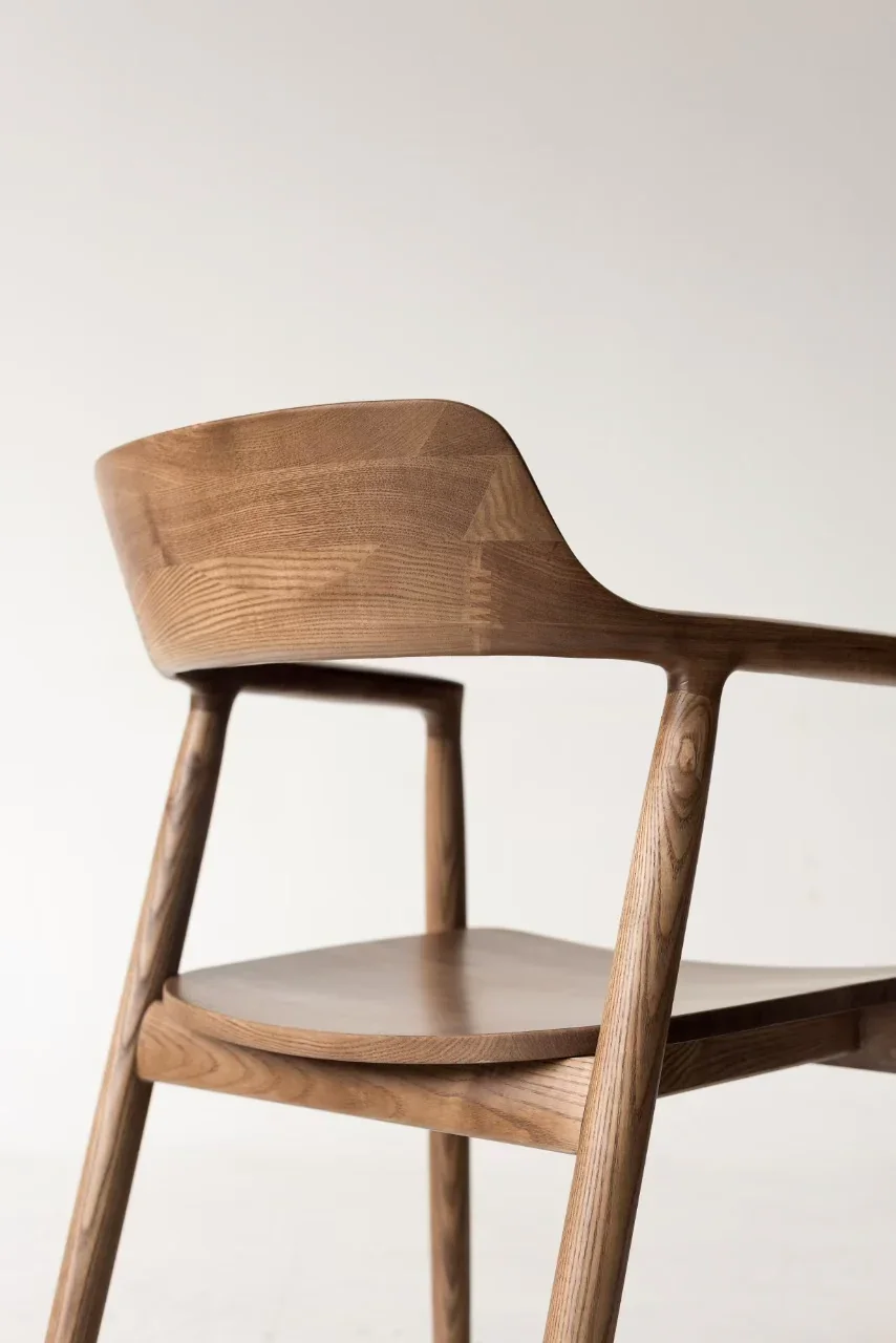 Sorrento Ash Wood Dining Chair - Image 4