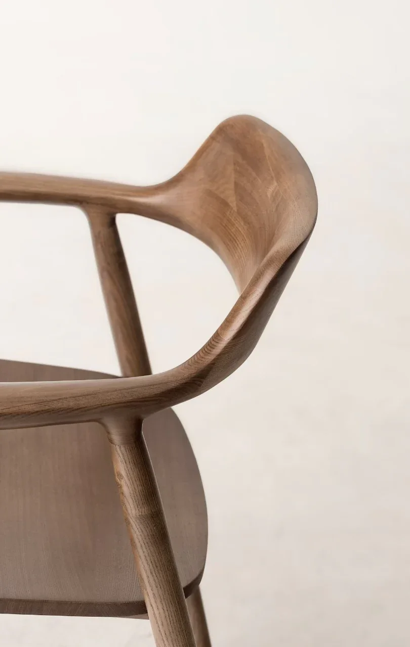 Sorrento Ash Wood Dining Chair - Image 5