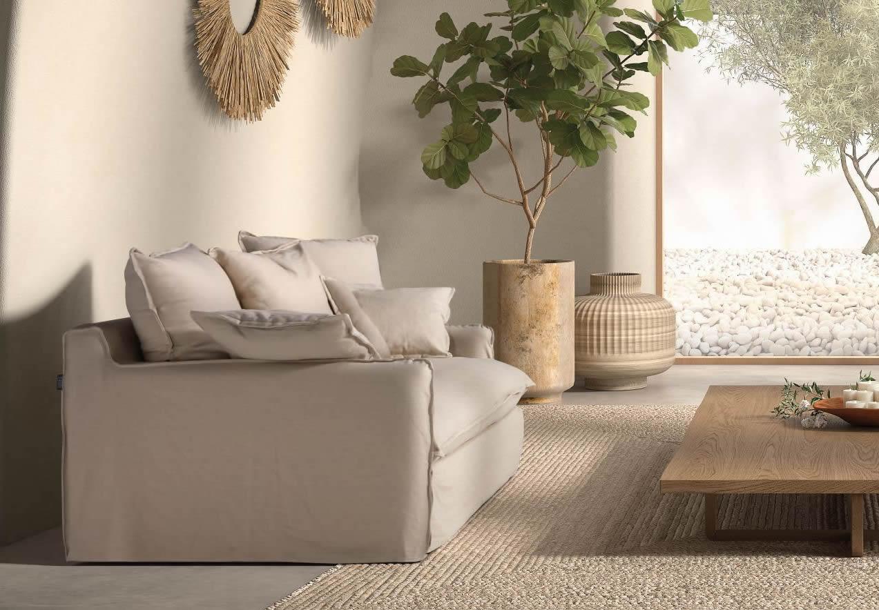 Theodore Loose Cover Love Seat - Image 3