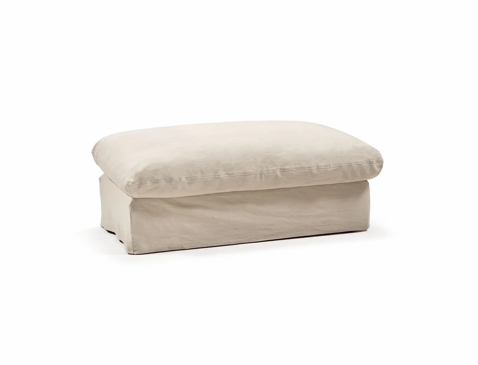 Theodore Loose Cover Ottoman - Image 2