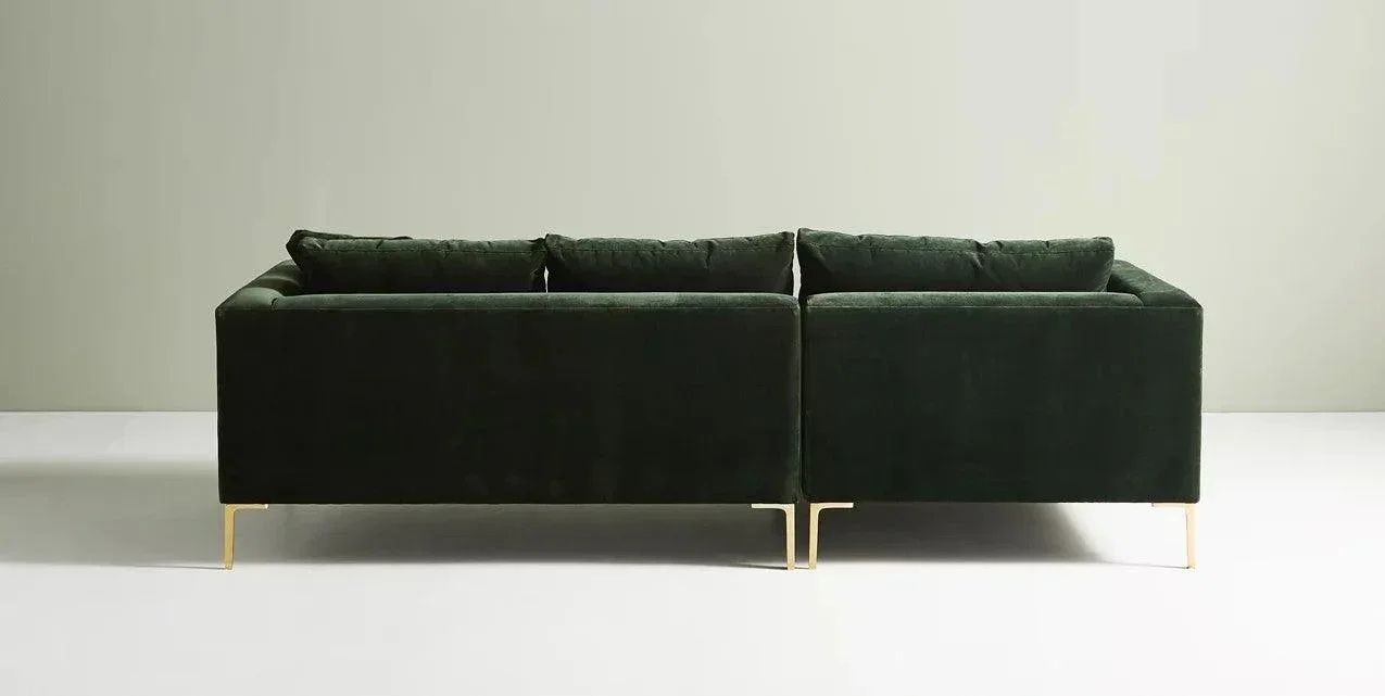 Turin Contemporary Sofa With Chaise - Image 4